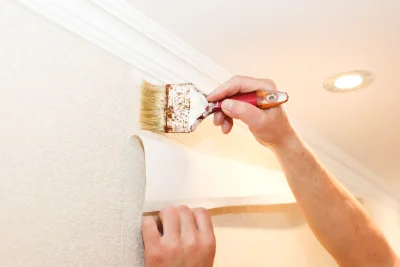 Pose de papier peint à Durningen — revêtements muraux et toiles de verre